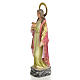 Saint Lucy statue 50cm in wood paste, elegant decoration s2