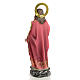 Saint Lucy statue 50cm in wood paste, elegant decoration s3