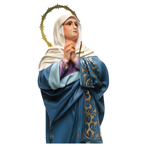Our Lady of Sorrows wooden paste 40cm, fine finish 4