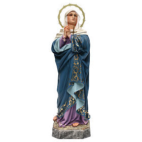 Maria Addolorata 40 cm pasta di legno dec. elegante