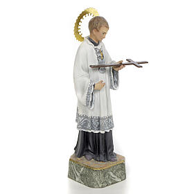 Statuen aus bemalten Holz: Aloisius von Gonzaga 20cm, fein Finish