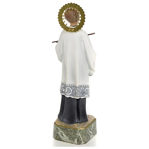 Święty Alojzy Gonzaga 20 cm ścier drzewny dekoracja elegancka 5