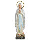 Virgin of Lourdes wooden paste 50cm, fine finish s1