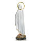 Virgin of Lourdes wooden paste 50cm, fine finish s3