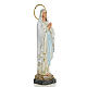 Virgin of Lourdes wooden paste 50cm, fine finish s4