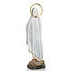 Virgen de Lourdes 50 cm pasta de madera elegante s3