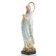 Madonna di Lourdes 50 cm pasta di legno dec. elegante s2
