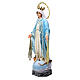 Madonna Miracolosa 40 cm pasta di legno dec. elegante s3
