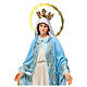 Madonna Miracolosa 40 cm pasta di legno dec. elegante s4