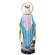 Virgin of the miraculous medal wooden paste 40cm, fine finish s8