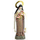Therese of Lisieux wooden paste 20cm, fine finish s1