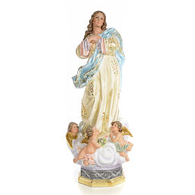 Immacolata Concezione 60 cm pasta di legno dec. superiore