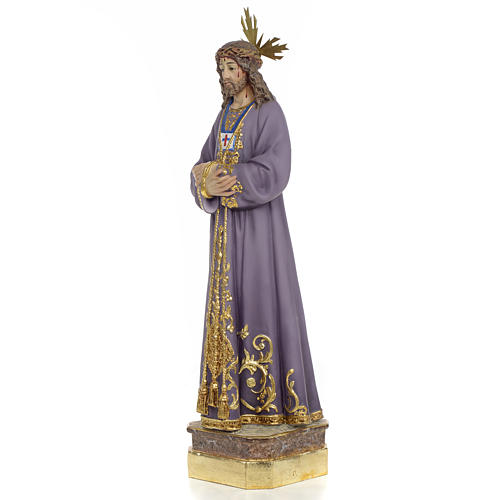 Jesus de Nazaré de Medinaceli 50 cm pasta de madeira acab. superior 2