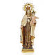 Virgen del Carmen 40 cm pasta de madera dec. Extra s1
