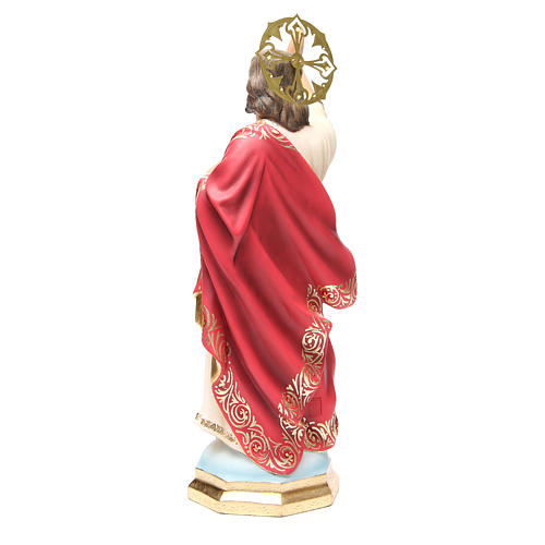 Holy Heart of Jesus statue 40cm, wood paste, superior finish 3