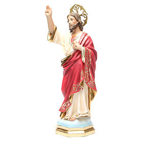 Holy Heart of Jesus statue 40cm, wood paste, superior finish
