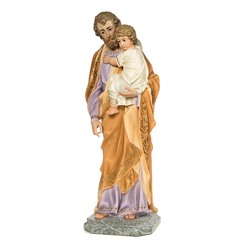 Heiliger Josef mit Christkind 110cm, fein Finish 3