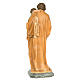 San Giuseppe Bambino in braccio 110 cm pasta legno dec. elegante s5