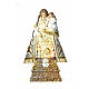 Virgen de los Desamparados 140cm pasta de madera dec. elegante s1