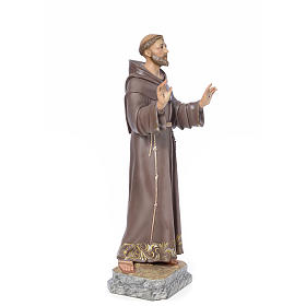 Francis of Assisi wood paste 80cm, fine finish