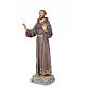 Francis of Assisi wood paste 80cm, fine finish s4