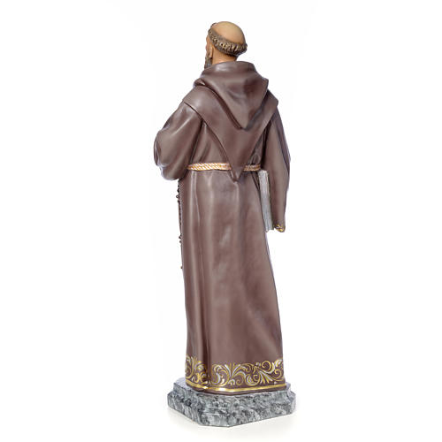Francis of Assisi wood paste 100cm, fine finish 3