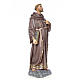 Francis of Assisi wood paste 100cm, fine finish s4