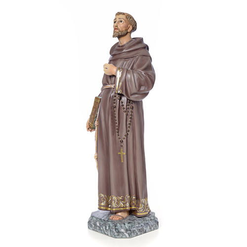 St François de Assisi 100 cm pâte à bois 2