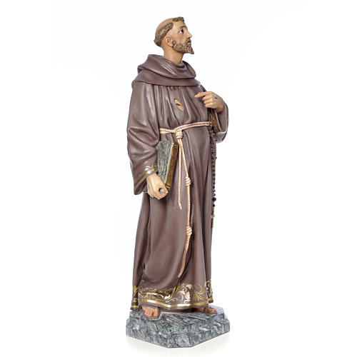 St François de Assisi 100 cm pâte à bois 4