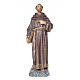 Francis of Assisi wood paste 100cm, fine finish s1