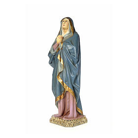Vergine Addolorata 120 cm pasta di legno dec. anticata
