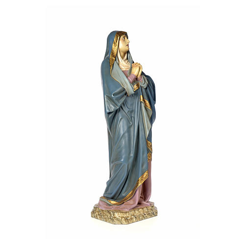 Vergine Addolorata 120 cm pasta di legno dec. anticata 4