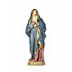 Vergine Addolorata 120 cm pasta di legno dec. anticata s1