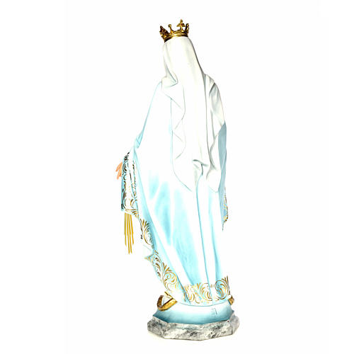Vergine Miracolosa 120 cm pasta di legno dec. elegante 3