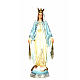 Virgin of the miracle medal wood paste 120cm, fine finish s1