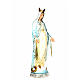 Virgin of the miracle medal wood paste 120cm, fine finish s4