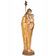 Saint Joseph 100 cm pâte à bois finition brunie s4