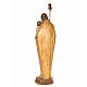 Saint Joseph 100cm wood paste, burnished decoration s3