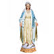 Madonna Miracolosa 80 cm pasta di legno dec. elegante s1