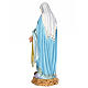 Madonna Miracolosa 80 cm pasta di legno dec. elegante s3