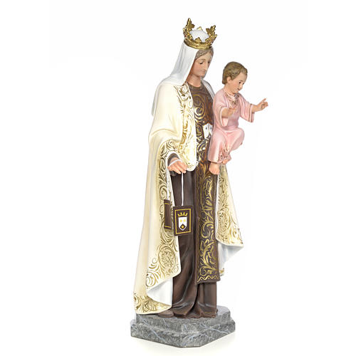 Vierge du Mont Carmel 100 cm pâte à bois 4