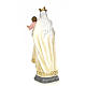 Vierge du Mont Carmel 100 cm pâte à bois s3