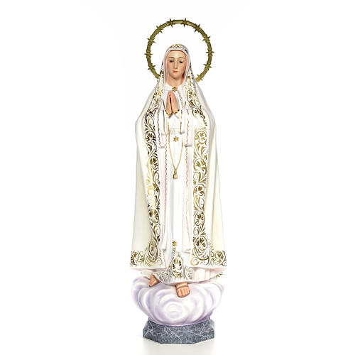 Notre Dame de Fatima 100 cm pâte à bois 1