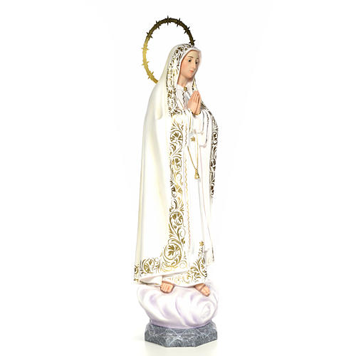 Notre Dame de Fatima 100 cm pâte à bois 4