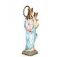 Virgen Auxiliadora 80cm pasta de madera dec. Elegante s4
