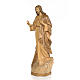 Sacro Cuore Gesù 80 cm legno dec. brunita s2