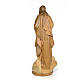 Sacro Cuore Gesù 80 cm legno dec. brunita s3