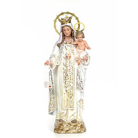 Virgen de la Merced 80cm pasta de madera Elegante
