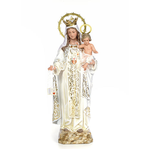 Virgen de la Merced 80cm pasta de madera Elegante 1