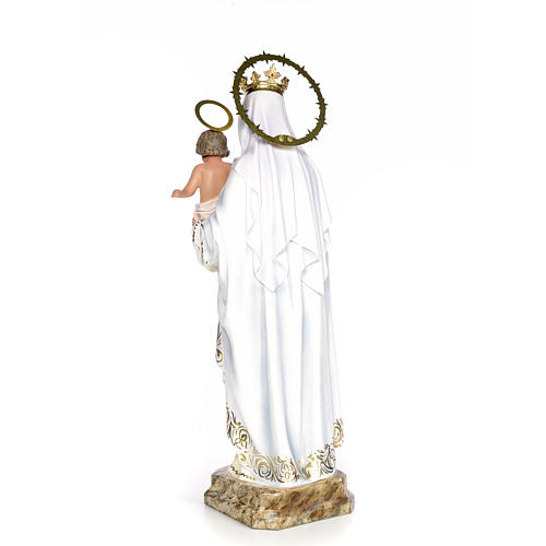 Vergine della Mercede 80 cm pasta di legno dec. elegante 3